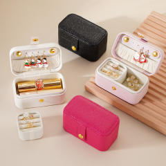Mini jewelry box travel portable jewelry box