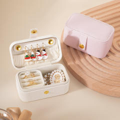 Mini jewelry box travel portable jewelry box