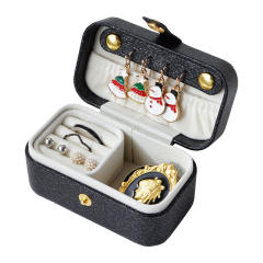Mini jewelry box travel portable jewelry box