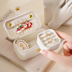 Mini jewelry box travel portable jewelry box