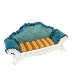 European Style Personality Peacock Blue Bronzing Jewelry Stand Display Stand Wedding Gift Window Display