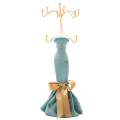 European Style Personality Peacock Blue Bronzing Jewelry Stand Display Stand Wedding Gift Window Display