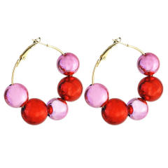 Valentine's Day three-dimensional pendant heart earrings 2pair price