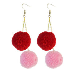 Valentine's Day three-dimensional pendant heart earrings 2pair price