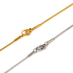 Inlaid Heart-Shaped Tennis Necklace stainless steel necklace