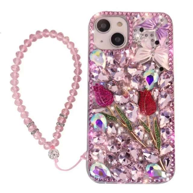 Mobile Phone SuitAble for samsung S23 S24 Luxury RhineStone samsung A32 A34 Protective Cover