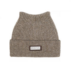 Cute Windproof Knitted Hat Winter Wool Thickened Warm Wool Hat beanie cap