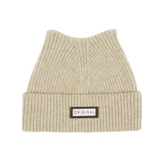 Cute Windproof Knitted Hat Winter Wool Thickened Warm Wool Hat beanie cap