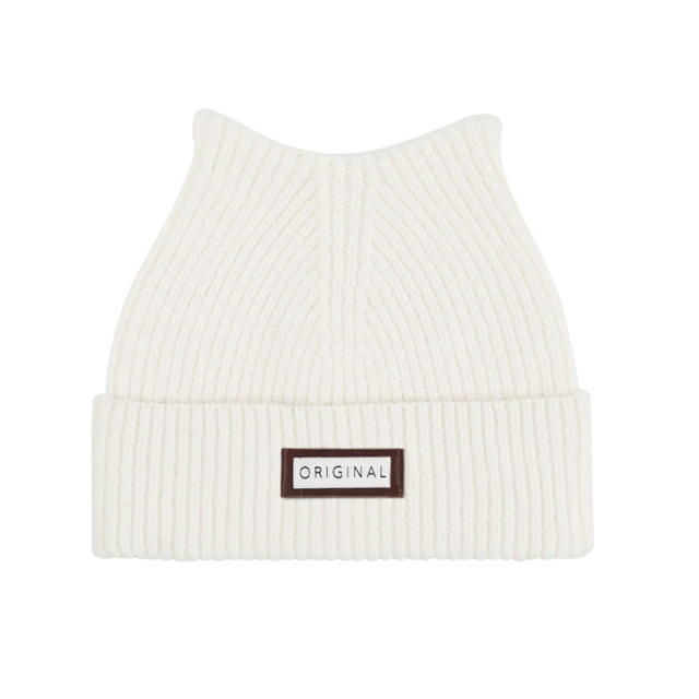 Cute Windproof Knitted Hat Winter Wool Thickened Warm Wool Hat beanie cap