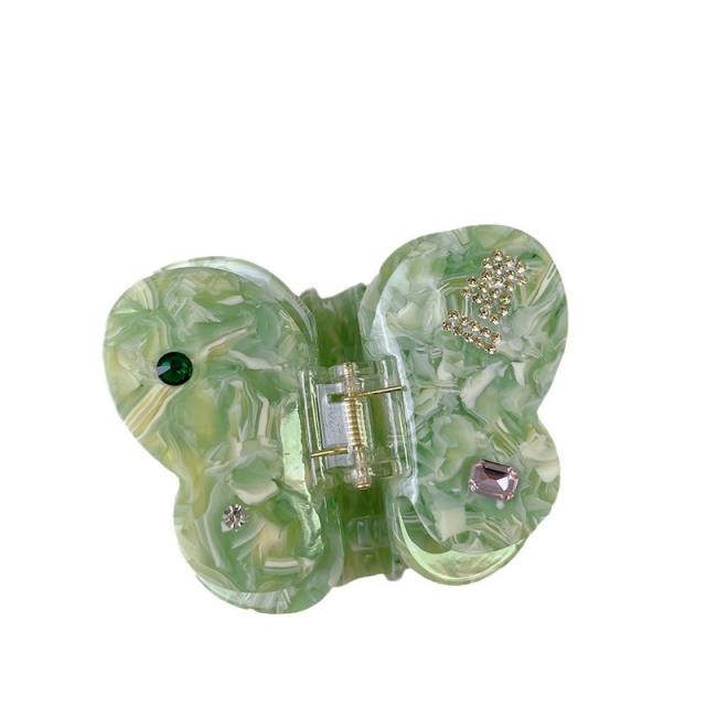 Good quality acetate material butterfly shape women hair claw clips
