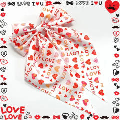 2025 new valentine's day bow ribbon french barrette hair clips