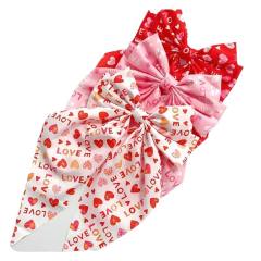 2025 new valentine's day bow ribbon french barrette hair clips