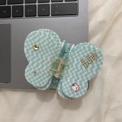 Good quality acetate material butterfly shape women hair claw clips