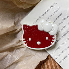 Sweet polka dots bow women french resin hair clips collection