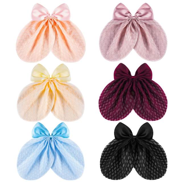 Sweet bow women duckbill hair clips