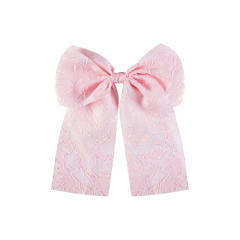 Spring summer new plain color lace bow duckbill hair clips