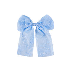 Spring summer new plain color lace bow duckbill hair clips