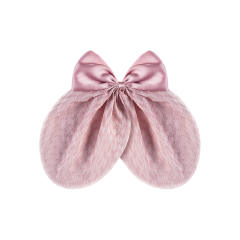 Sweet bow women duckbill hair clips