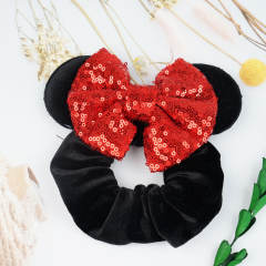 Sweet Mickey design scrunchies velvet scrunchies for kids adults
