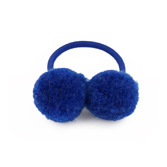 Sweet pom pom hair ties for kids