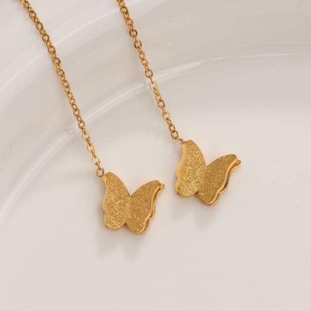 Elegant easy match stainless steel threader earrings for women