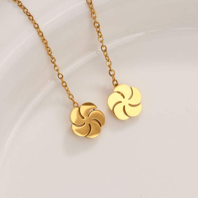 Elegant easy match stainless steel threader earrings for women