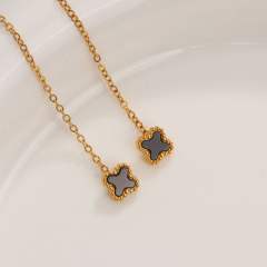 Elegant easy match stainless steel threader earrings for women