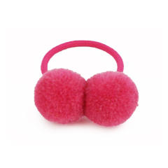 Sweet pom pom hair ties for kids
