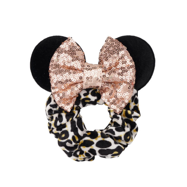 Sweet Mickey design scrunchies velvet scrunchies for kids adults
