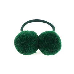 Sweet pom pom hair ties for kids