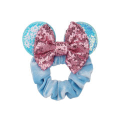 Sweet Mickey design scrunchies velvet scrunchies for kids adults