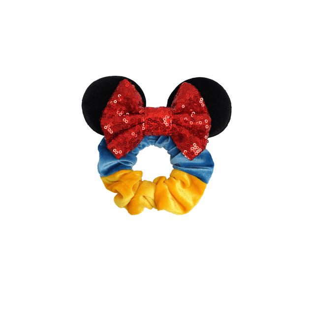 Sweet Mickey design scrunchies velvet scrunchies for kids adults