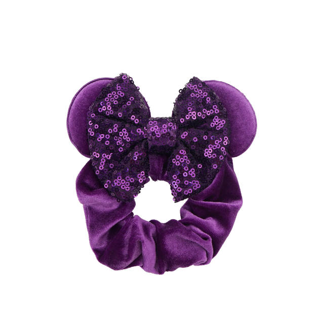 Sweet Mickey design scrunchies velvet scrunchies for kids adults