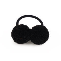 Sweet pom pom hair ties for kids