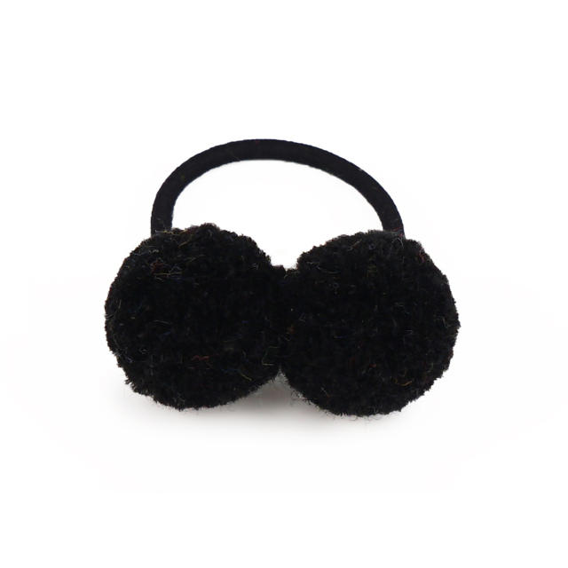 Sweet pom pom hair ties for kids
