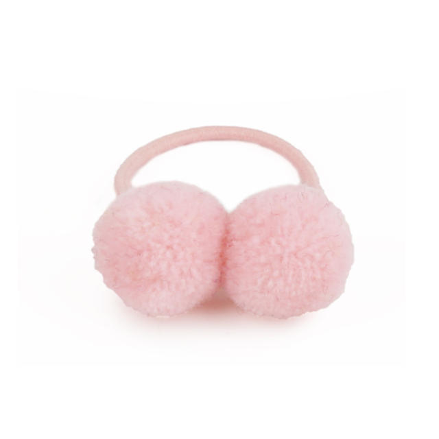 Sweet pom pom hair ties for kids