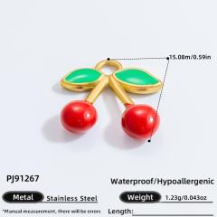 Handmade DIY Personality Jewelry Accessories Stainless Steel Plated 18K Gold Bracelet Necklace Pendant Hanging Accessories