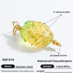 Handmade DIY Personality Jewelry Accessories Stainless Steel Plated 18K Gold Bracelet Necklace Pendant Hanging Accessories