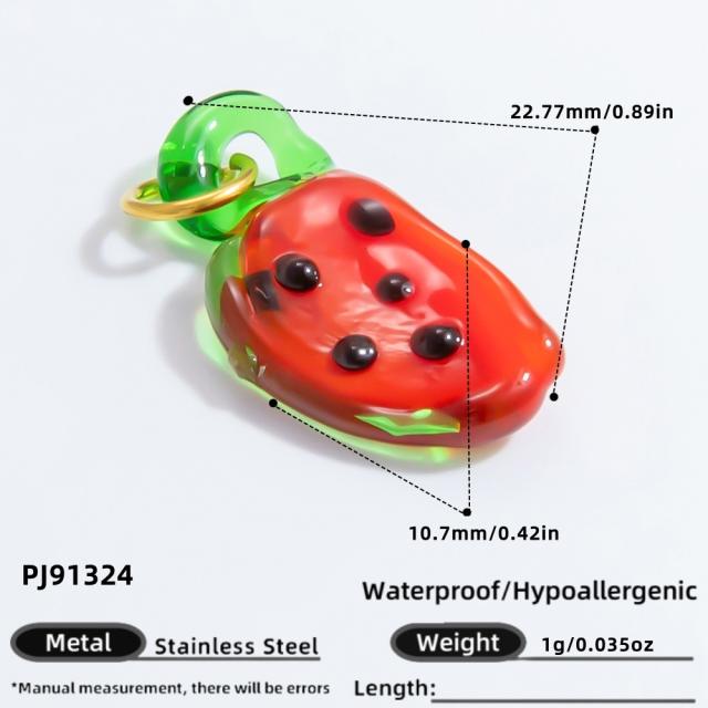 Handmade DIY Personality Jewelry Accessories Stainless Steel Plated 18K Gold Bracelet Necklace Pendant Hanging Accessories