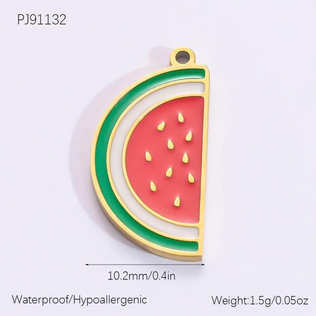 Handmade DIY Personality Jewelry Accessories Stainless Steel Plated 18K Gold Bracelet Necklace Pendant Hanging Accessories