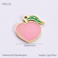 Handmade DIY Personality Jewelry Accessories Stainless Steel Plated 18K Gold Bracelet Necklace Pendant Hanging Accessories