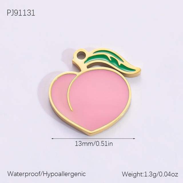 Handmade DIY Personality Jewelry Accessories Stainless Steel Plated 18K Gold Bracelet Necklace Pendant Hanging Accessories