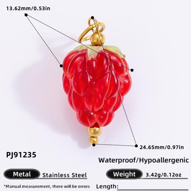 Handmade DIY Personality Jewelry Accessories Stainless Steel Plated 18K Gold Bracelet Necklace Pendant Hanging Accessories