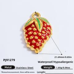 Handmade DIY Personality Jewelry Accessories Stainless Steel Plated 18K Gold Bracelet Necklace Pendant Hanging Accessories