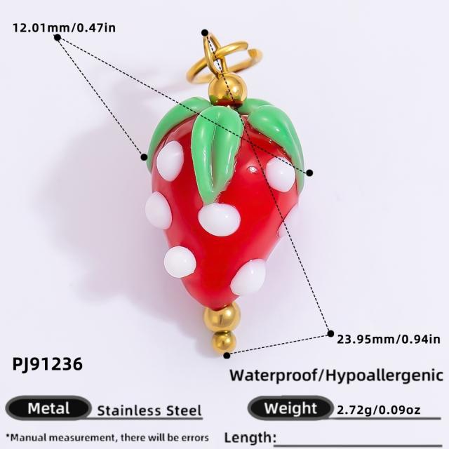 Handmade DIY Personality Jewelry Accessories Stainless Steel Plated 18K Gold Bracelet Necklace Pendant Hanging Accessories