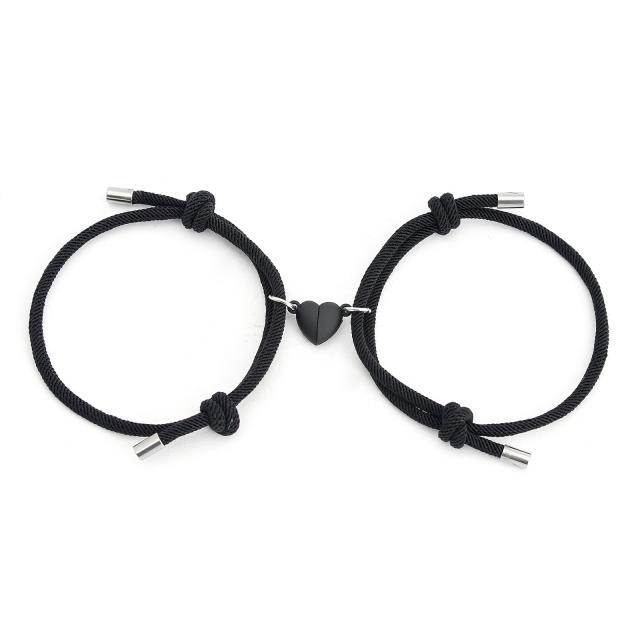 New Milan rope love magnet couple bracelet