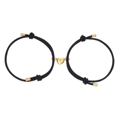 New gold love magnet Milan rope couple hand rope bracelet