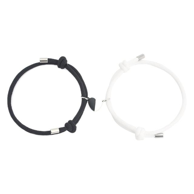 New Milan rope love magnet couple bracelet