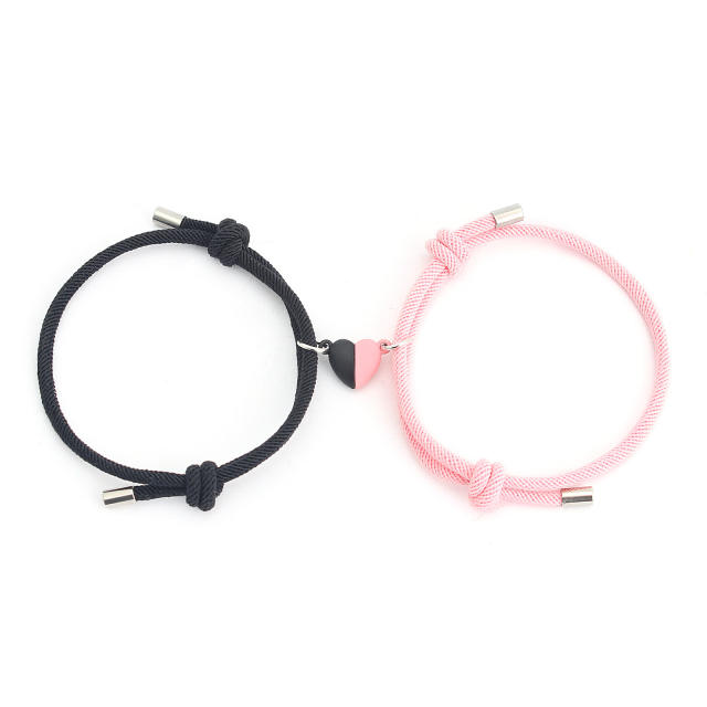 New Milan rope love magnet couple bracelet