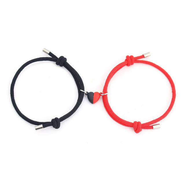 New Milan rope love magnet couple bracelet